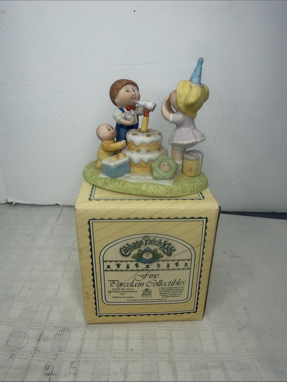 1984 Cabbage Patch Kids "Birthday Party" figurine